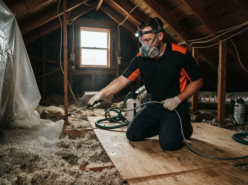 Attic Pest Sanitization and Insulation Remediation in Dallas, TX