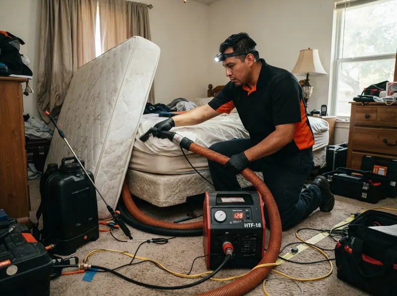 Bed Bug Heat and Chemical Remediation in Dallas, TX